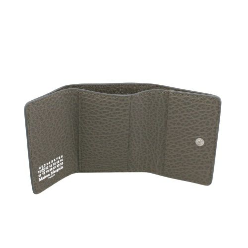 メゾンマルジェラ 三つ折り財布 レディース 4ステッチ グレー Maison