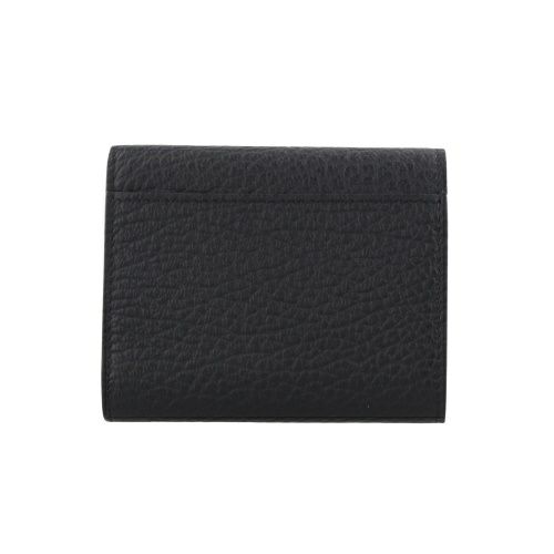 メゾンマルジェラ 三つ折り財布 レディース 4ステッチ ブラック Maison Margiela SA3UI0010P4455 T8013