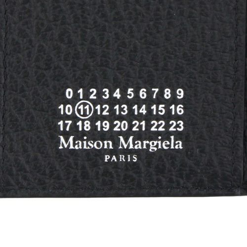 メゾンマルジェラ 三つ折り財布 レディース 4ステッチ ブラック Maison Margiela SA3UI0010P4455 T8013