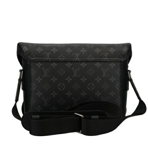ルイヴィトン ショルダーバッグ モノグラム エクリプス メッセンジャー・ヴォワヤージュPM ブラック LOUIS VUITTON M40511 メンズ