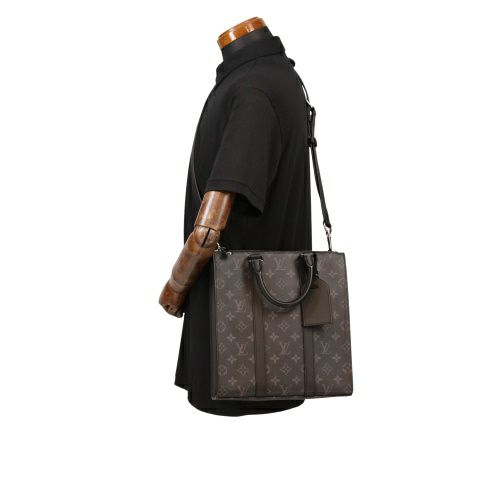 ルイヴィトン ハンドバッグ モノグラム エクリプス サックプラ・クロス ブラック LOUIS VUITTON M46456 メンズ