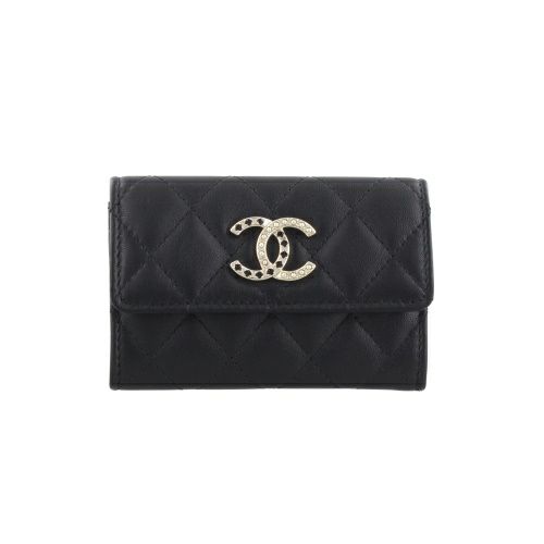 シャネル カードケース レディース ココマーク ブラック CHANEL AP4038 B16959 94305