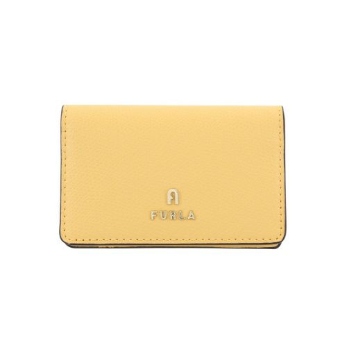 【新品未使用】FURLAフルラ カードケース 名刺入れ フルラ カードケース 名刺入れ レディース カメリア イエロー
