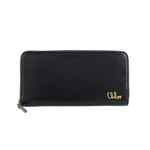 クロエ 長財布 レディース CHLOE ICONIC ZIP LONG ブラック CHLOE 