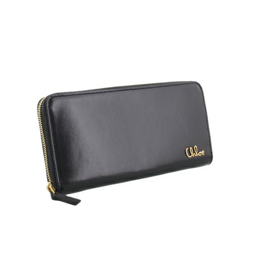 クロエ 長財布 レディース CHLOE ICONIC ZIP LONG ブラック CHLOE CH25SP488 O16 001 BLACK
