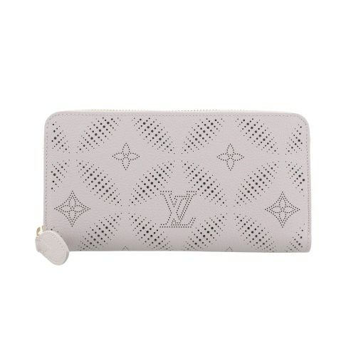 ルイヴィトン 長財布 レディース マヒナ ジッピー・ウォレット ブルー  