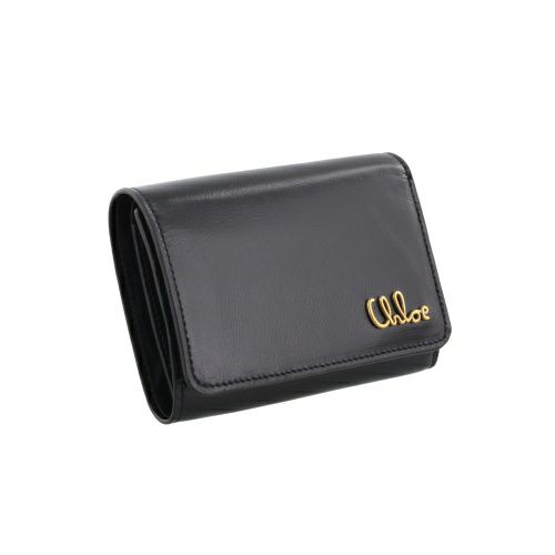 クロエ 三つ折り財布 レディース CHLOE ICONIC TRIFOLD ブラック CHLOE CH25SP483 O16 001 BLACK