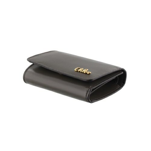 クロエ 三つ折り財布 レディース CHLOE ICONIC TRIFOLD グレー CHLOE