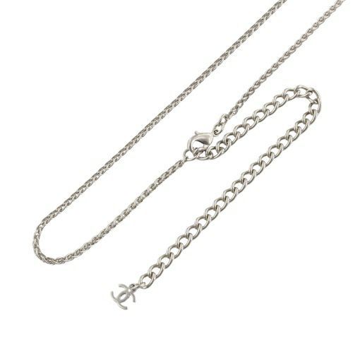 シャネル ネックレス レディース シルバー CHANEL ABE252 B18058 NZS81 SV