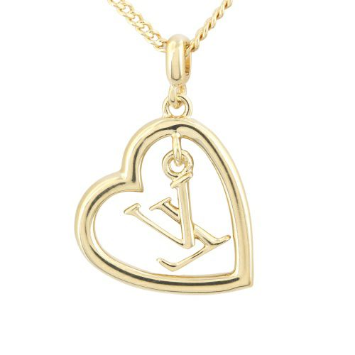 ルイヴィトン ネックレス レディース ネックレス・マイLV ハート ゴールド LOUIS VUITTON M02389