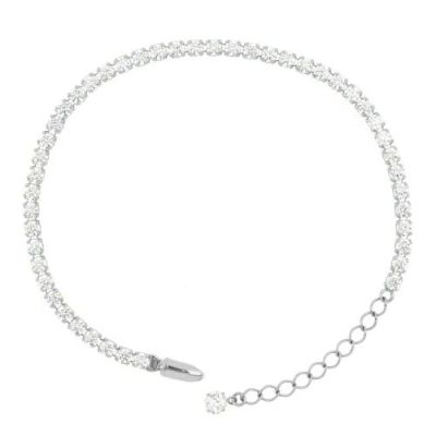Crossfor NewYork テニスブレスレット ダンシングストーン