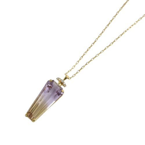 ネックレス K18イエローゴールド アメトリン8.07ct