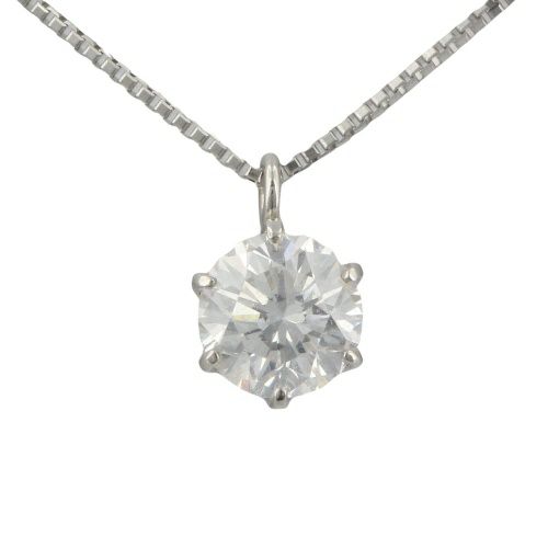 ネックレス プラチナ ダイヤモンド0.50ctup 6本爪