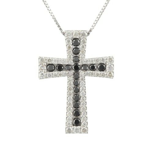 ネックレス プラチナ ブラックダイヤモンド0.50ct