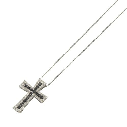 ネックレス プラチナ ブラックダイヤモンド0.50ct