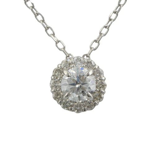 ネックレス プラチナ ダイヤモンド 0.30/0.12ct