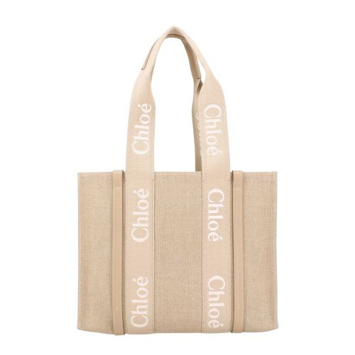 クロエ トートバッグ レディース WOODY MEDIUM TOTE ベージュ CHLOE CHC23AS383 L17 20E BOYISH BROWN