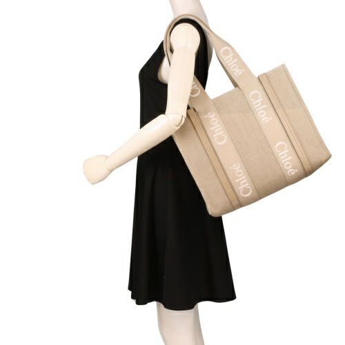 クロエ トートバッグ レディース WOODY MEDIUM TOTE ベージュ CHLOE CHC23AS383 L17 20E BOYISH BROWN