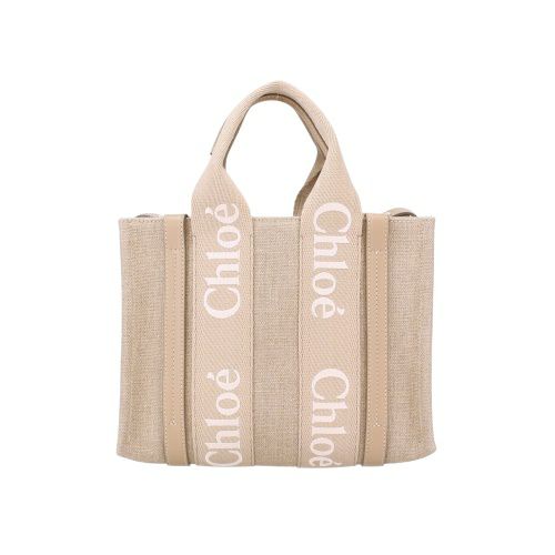 クロエ トートバッグ レディース WOODY SMALL TOTE ベージュ CHLOE CHC23AS397 L17 20E BOYISH BROWN