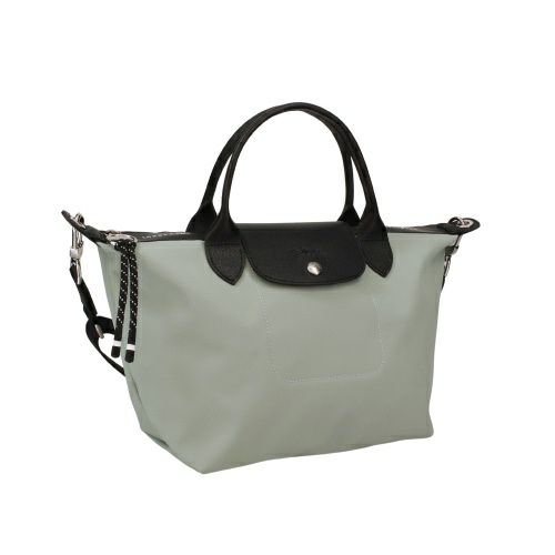 ロンシャン ハンドバッグ レディース ル プリアージュ エナジー リサイクル キャンバス トップ ハンドル バッグ S グリーン LONGCHAMP L1512 HSR M07 VERVAIN