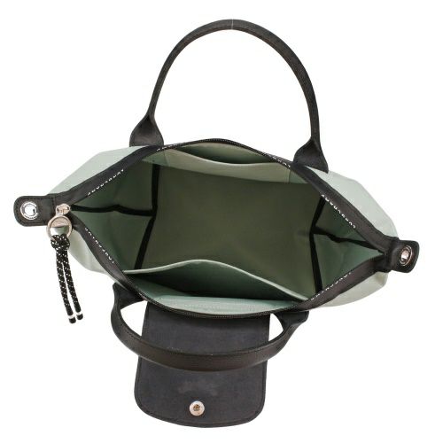 ロンシャン ハンドバッグ レディース ル プリアージュ エナジー リサイクル キャンバス トップ ハンドル バッグ S グリーン LONGCHAMP L1512 HSR M07 VERVAIN