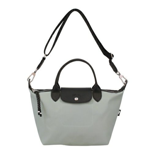 ロンシャン ハンドバッグ レディース ル プリアージュ エナジー リサイクル キャンバス トップ ハンドル バッグ S グリーン LONGCHAMP L1512 HSR M07 VERVAIN