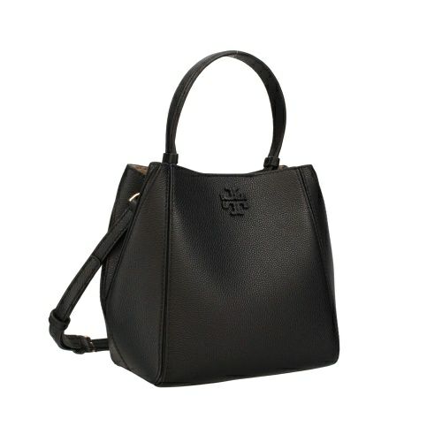 トリーバーチ ハンドバッグ レディース MCGRAW SM BUCKET BAG マックグロー ブラック TORY BURCH 158500 001 BLACK