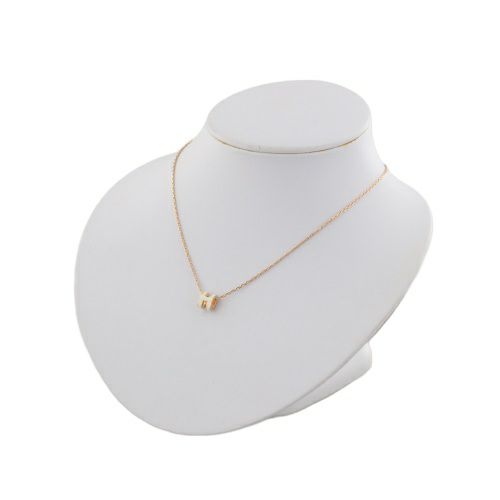エルメス ネックレス レディース ポップアッシュ ミニ MINI POP H ホワイト HERMES H147992FO BLANC/PGD