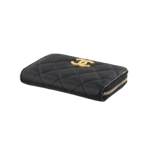 シャネル コインケース レディース ブラック CHANEL AP4479 B19362 94305