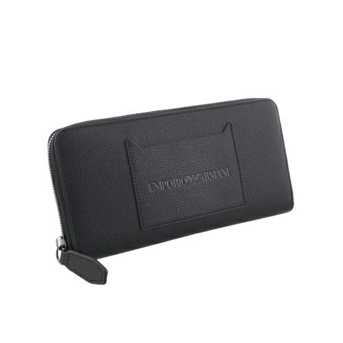 エンポリオアルマーニ 長財布 メンズ ブラック EMPORIO ARMANI EM001579 AF13788 UC001