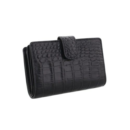 ロダニア 二つ折り財布 レディース ブラック RODANIA RD10397BK
