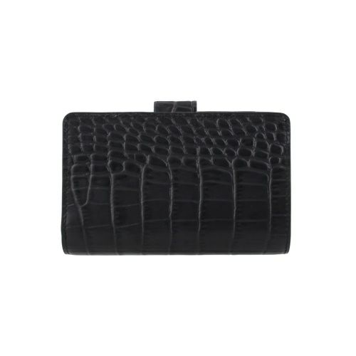 ロダニア 二つ折り財布 レディース ブラック RODANIA RD10397BK