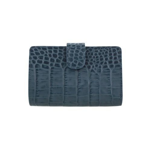 ロダニア 二つ折り財布 レディース ブルー RODANIA RD10397DBL デニムブルー