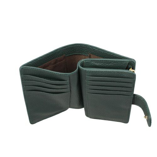 ロダニア 二つ折り財布 レディース グリーン RODANIA RD10397GN