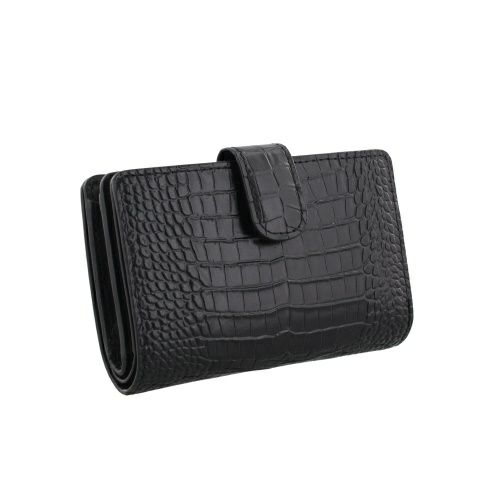 ロダニア 二つ折り財布 レディース ブラック RODANIA RD9800BK
