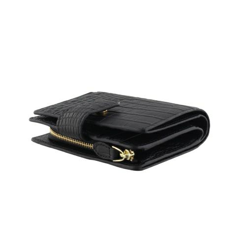 ロダニア 二つ折り財布 レディース ブラック RODANIA RDOC10160BK