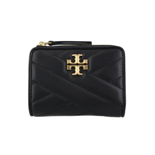 トリーバーチ 二つ折り財布 レディース キラ KIRA CHEVRON BIFOLD WALLET ブラック TORY BURCH 153121 001 BLACK