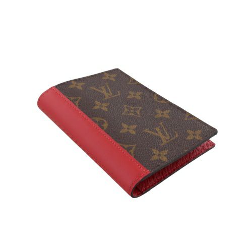 ルイヴィトン パスポートカバー レディース モノグラム クーヴェルテュール・パスポール NM レッド LOUIS VUITTON M12824 サリレッド