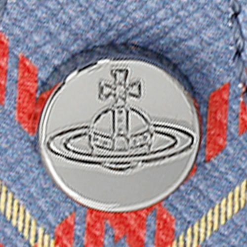 ヴィヴィアンウエストウッド キーリング レディース SAFFIANO PRINTED マルチカラー Vivienne Westwood 8203011EU S0022 BLUE/ORANGE TARTAN