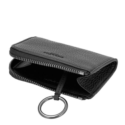 コーチ アウトレット コインケース メンズ ジップ キー ケース ブラック COACH OUTLET CW358 QB/BK