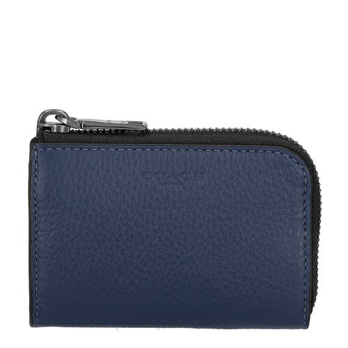 コーチ アウトレット コインケース メンズ ジップ キー ケース ブルー COACH OUTLET CW358 QBDEB ディープ ブルー