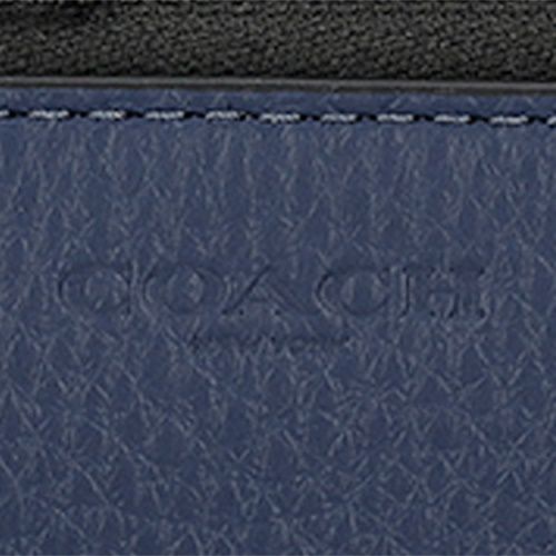 コーチ アウトレット コインケース メンズ ジップ キー ケース ブルー COACH OUTLET CW358 QBDEB ディープ ブルー