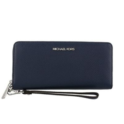マイケルコース 長財布 レディース ジェット セット トラベル レザー トラベル コンチネンタル ラウンド ジップ ネイビー MICHAEL KORS 35F7STVE7L NAVY