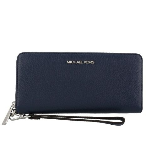 マイケルコース 長財布 レディース ジェット セット トラベル レザー トラベル コンチネンタル ラウンド ジップ ネイビー MICHAEL KORS 35F7STVE7L NAVY