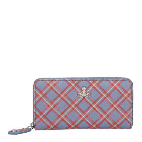 ヴィヴィアンウエストウッド 長財布 レディース マルチカラー Vivienne Westwood 51060058W S0022 K302 BLUE/ORANGE TARTAN