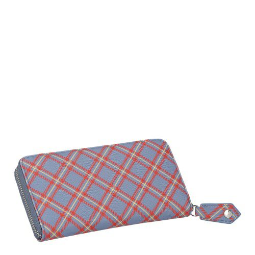 ヴィヴィアンウエストウッド 長財布 レディース マルチカラー Vivienne Westwood 51060058W S0022 K302 BLUE/ORANGE TARTAN