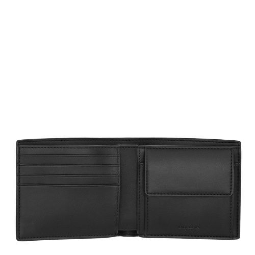 コーチ アウトレット 二つ折り財布 メンズ コイン ウォレット・シグネチャー キャンバス ブラック COACH OUTLET CY406 QBMI5 チャコール ブラック