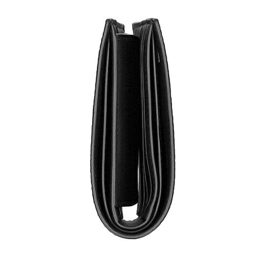 コーチ アウトレット 二つ折り財布 メンズ コイン ウォレット・シグネチャー キャンバス ブラック COACH OUTLET CY406 QBMI5 チャコール ブラック