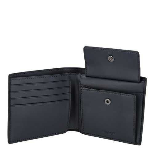 コーチ アウトレット 二つ折り財布 メンズ コイン ウォレット・シグネチャー キャンバス ネイビー COACH OUTLET CY406 QBN2V デニム/ミッドナイトネイビー