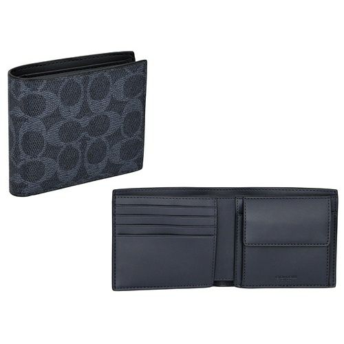 楽天市場】コーチ COACH 財布 メンズ 二つ折り財布 シグネチャー